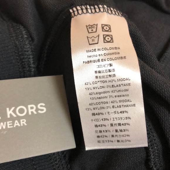 Michael Kors Lounge Pants Joggers Black NWT - Picture 7 of 7